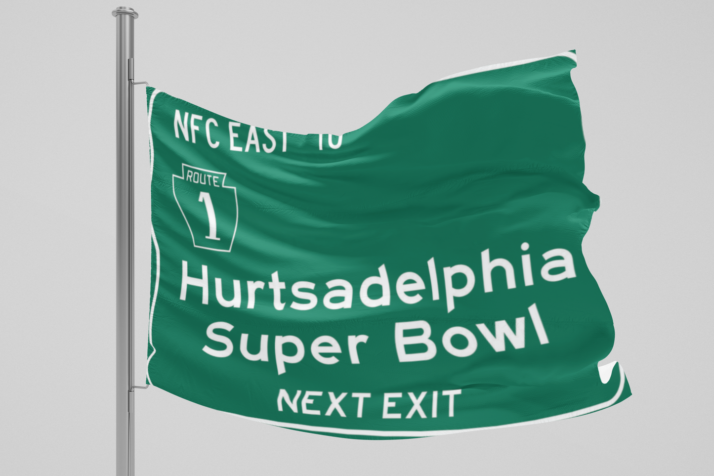 Jalen Hurts Hurtsadelphia 3 x 5 Flag - Premium Flag from HurtsAdelphia - Just $18.99! Shop now at HurtsAdelphia