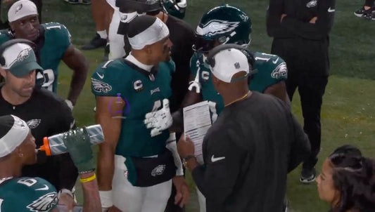 Eagles' A.J. Brown Sets the Record Straight on Sideline Spat with Jalen Hurts