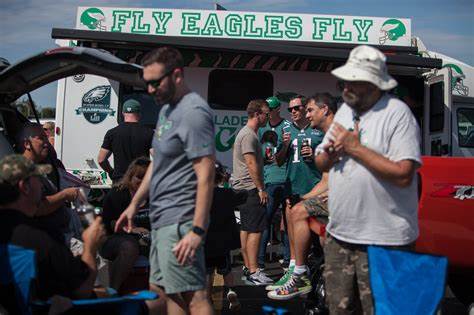 Eagles' Fans Defy Injuries and Early Hours for Home Opener Tailgate