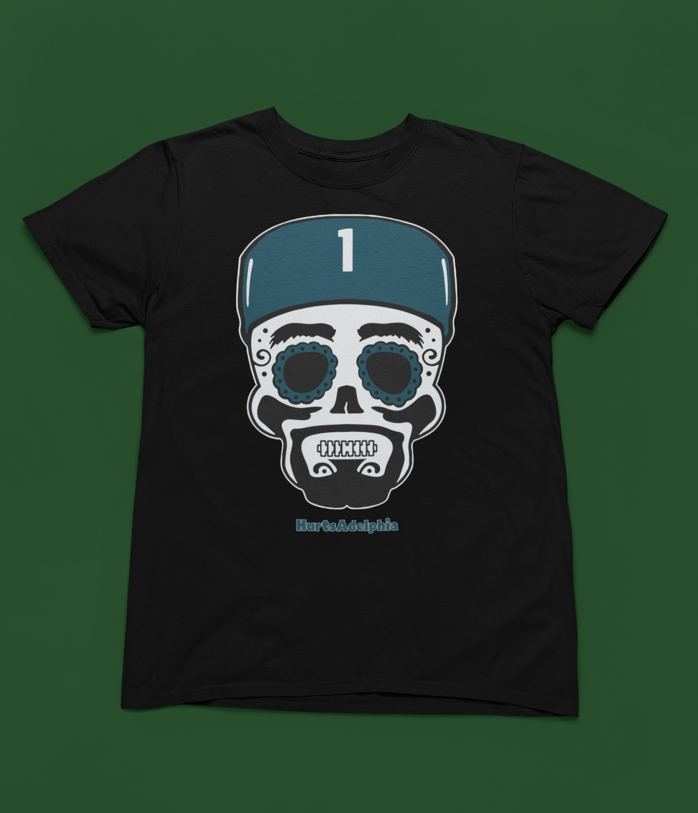 Jalen Skull Shirt - Premium T-shirt from HurtsAdelphia - Just $23.99! Shop now at HurtsAdelphia